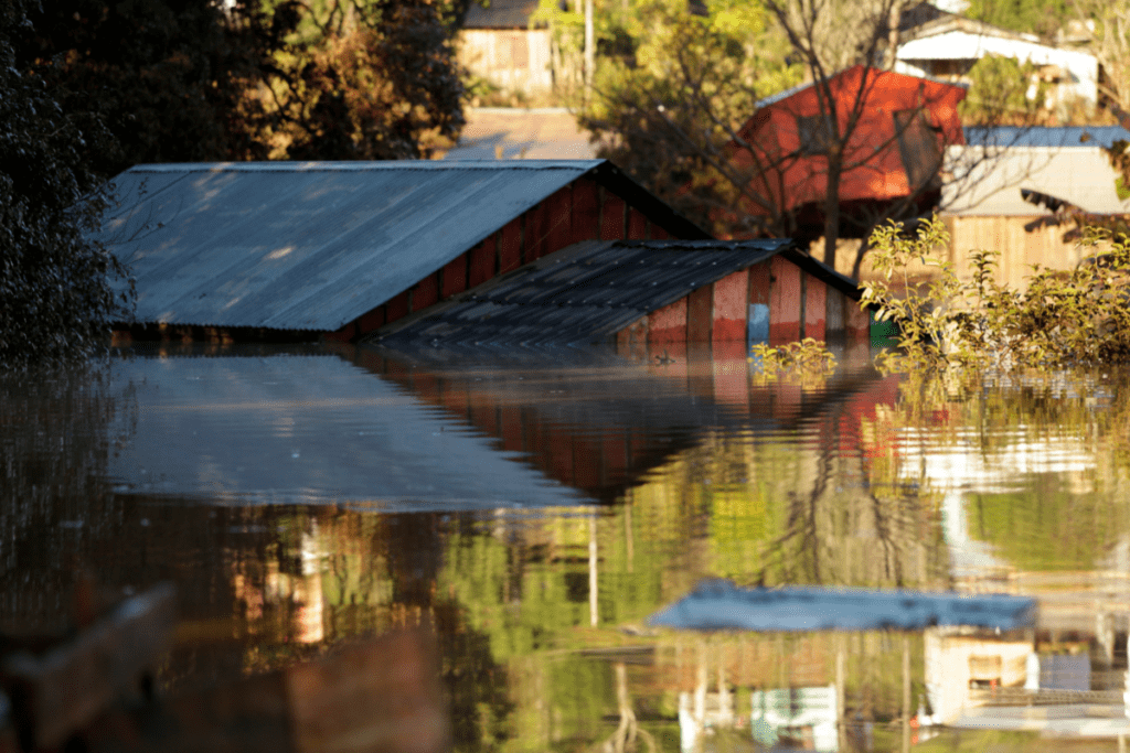 Emergency situations like river flood