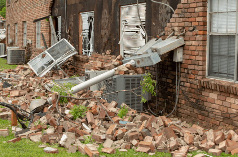 Tornado damage